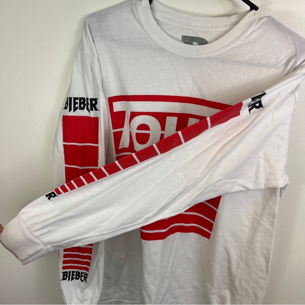 Justin Bieber 2017 Purpose Stadium Tour Longsleeve Tshirt Pop Hip Hop Fits Sz M - Picture 5 of 11